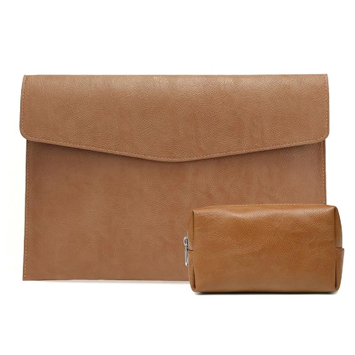 Yonis Sacoche Ordinateur Portable Cuir Imperm able Sacoche Housse 