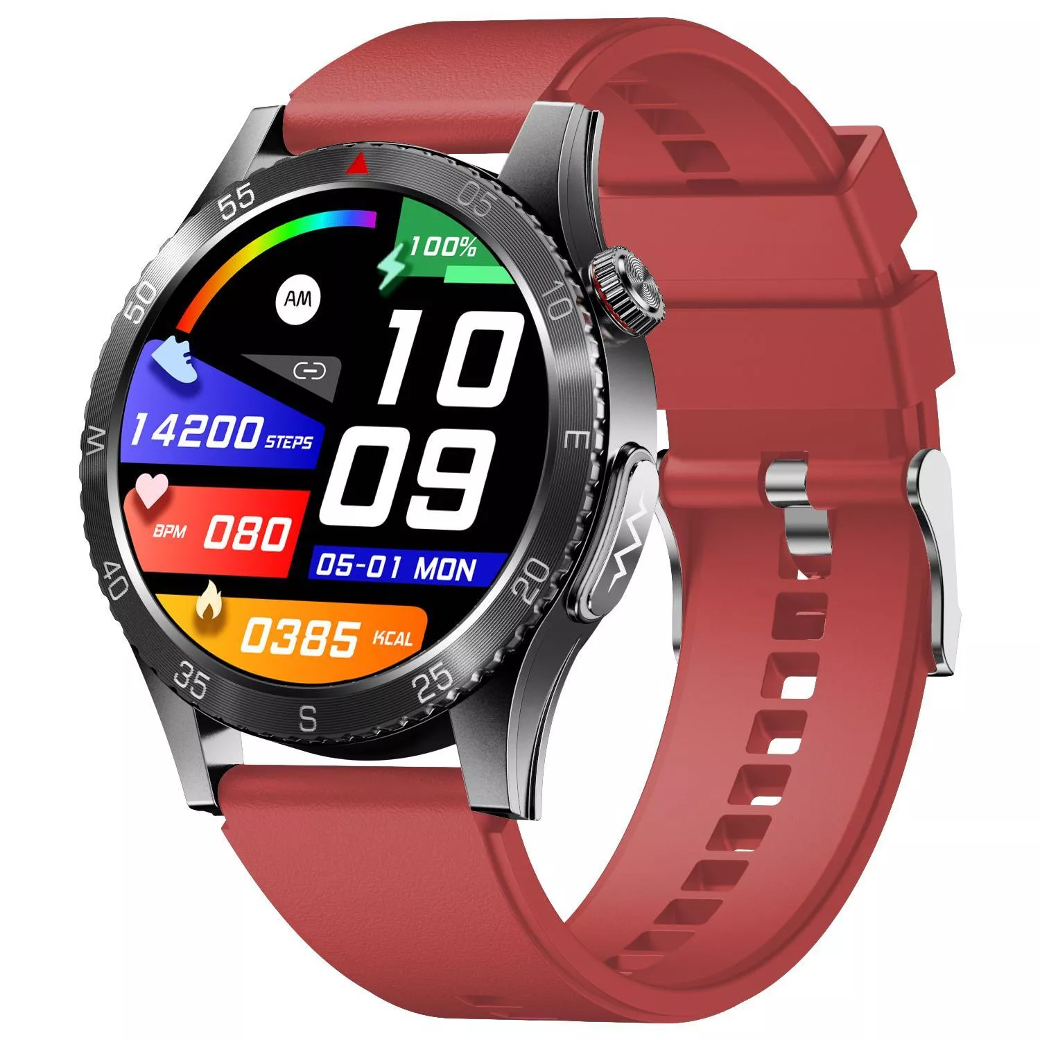 YONIS Montre Connect&eacute;e Bluetooth ECG &Eacute;tanche 1.43