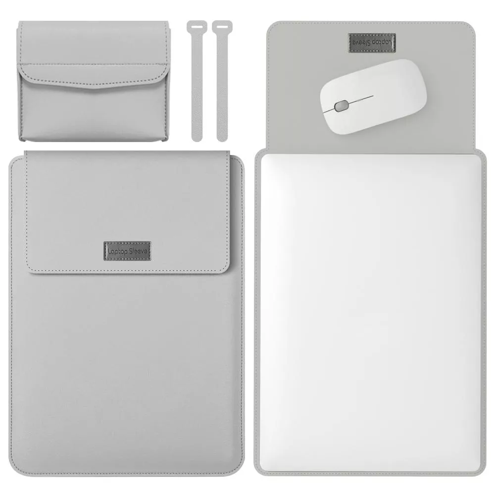 Yonis Gris Sacoche Pour Ordinateur Portable - 13 À 14 Pouces