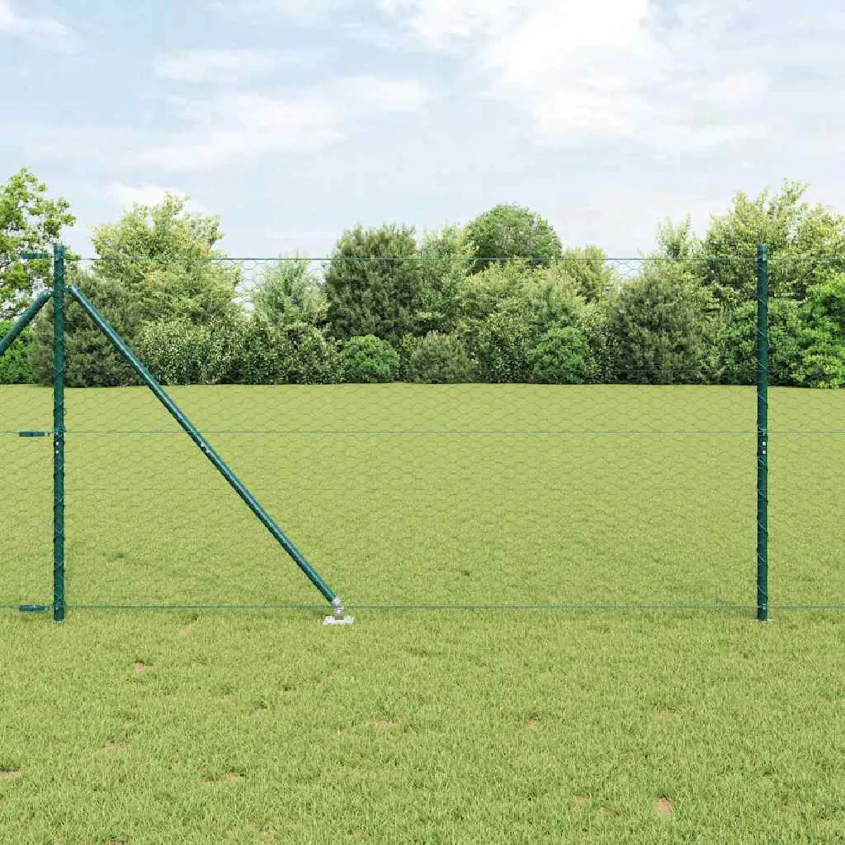 VIDAXL - Clôture Hexagonale - 1.4x50 m - Verte - Image 2