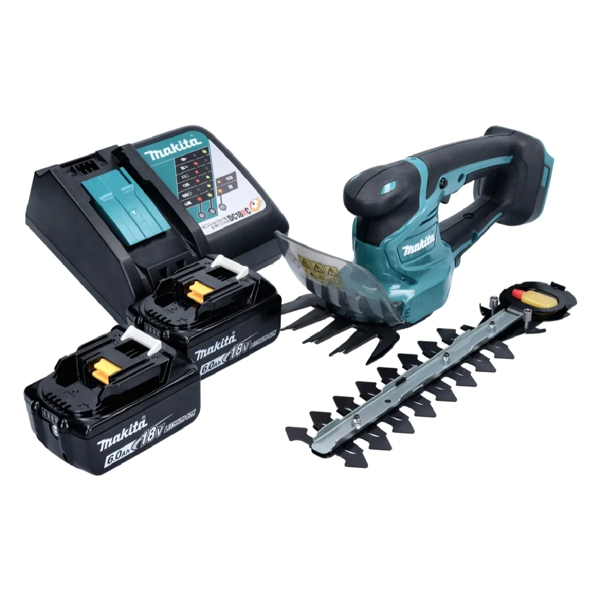 Makita DUM 111 RGX Cisaille à gazon sans fil 18 V + 2x batterie 6 0 Ah + chargeur - vue 1
