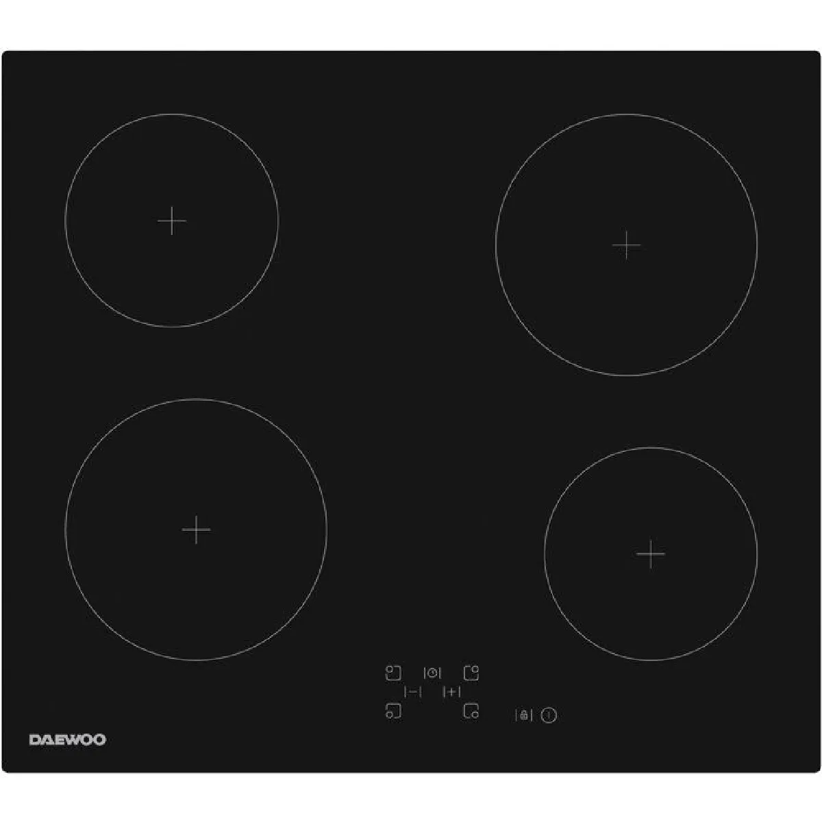 Non Communiqué Plaque De Cuisson Vitroceramique Daewoo 4 Foyers 60 Cm Bh6vtf27bnm - Image 3