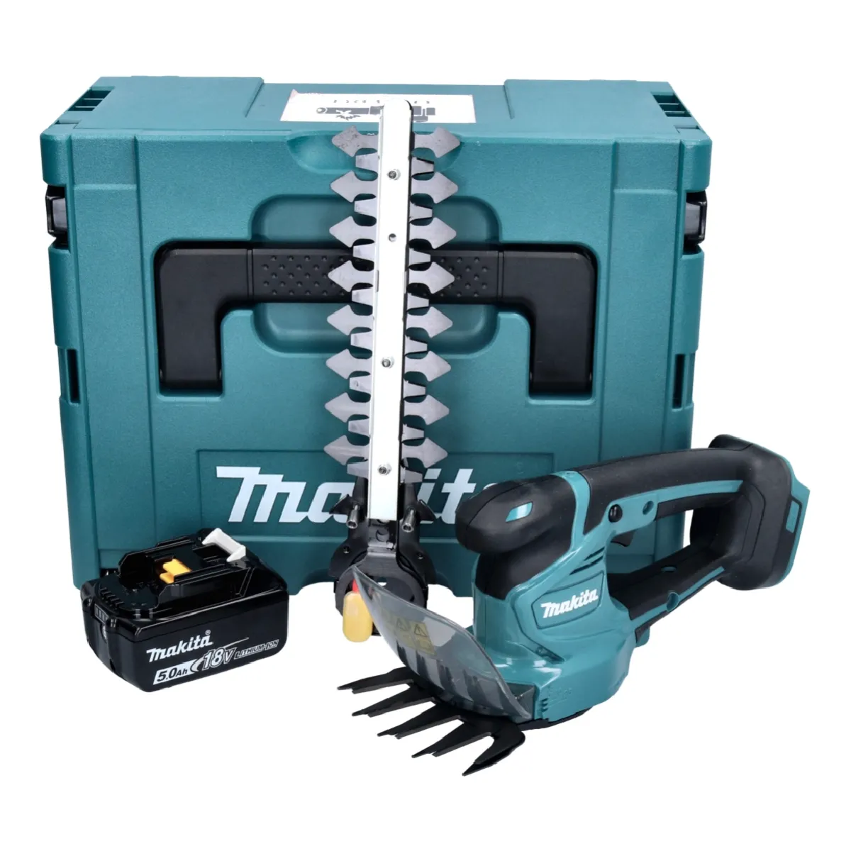 Makita DUM 111 RGX Cisaille à gazon sans fil 18 V + 2x batterie 6 0 Ah + chargeur - vue 2