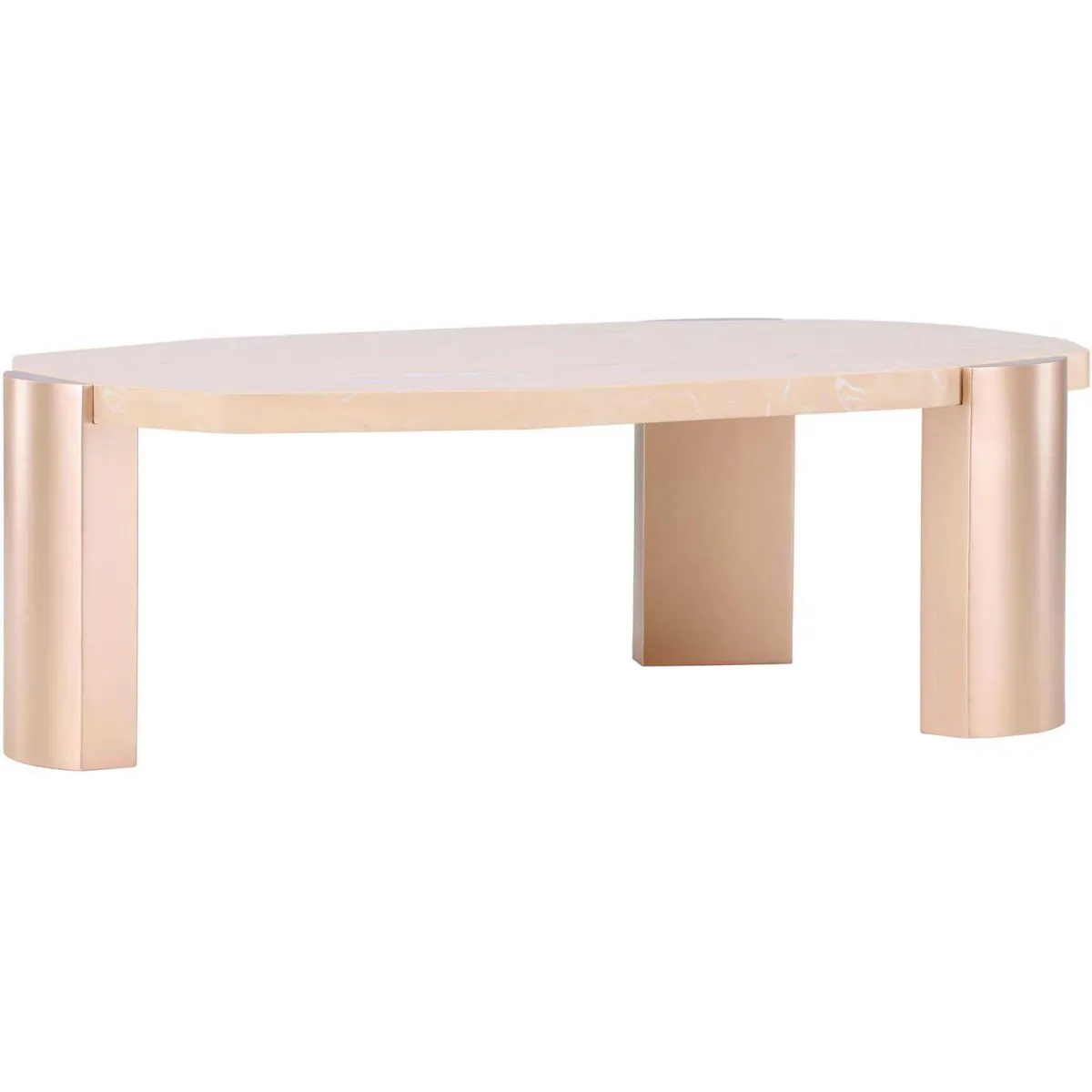Meilleurs prix pour Table basse 125 x 71 cm Kres rose.