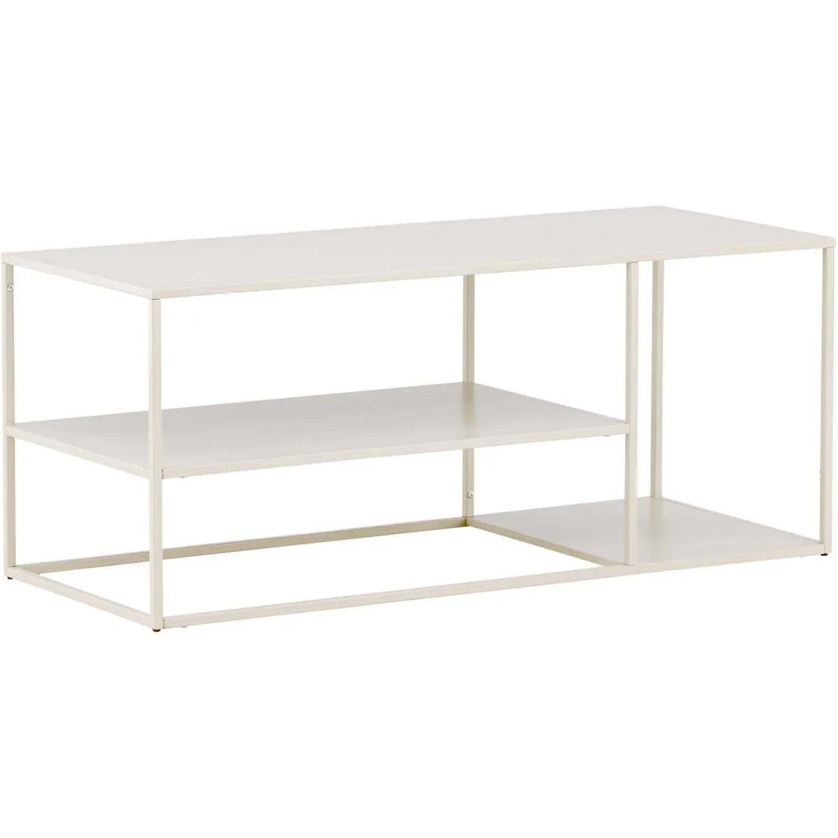 Meilleurs prix pour Table basse en acier 120 x 50 cm Staal beige.