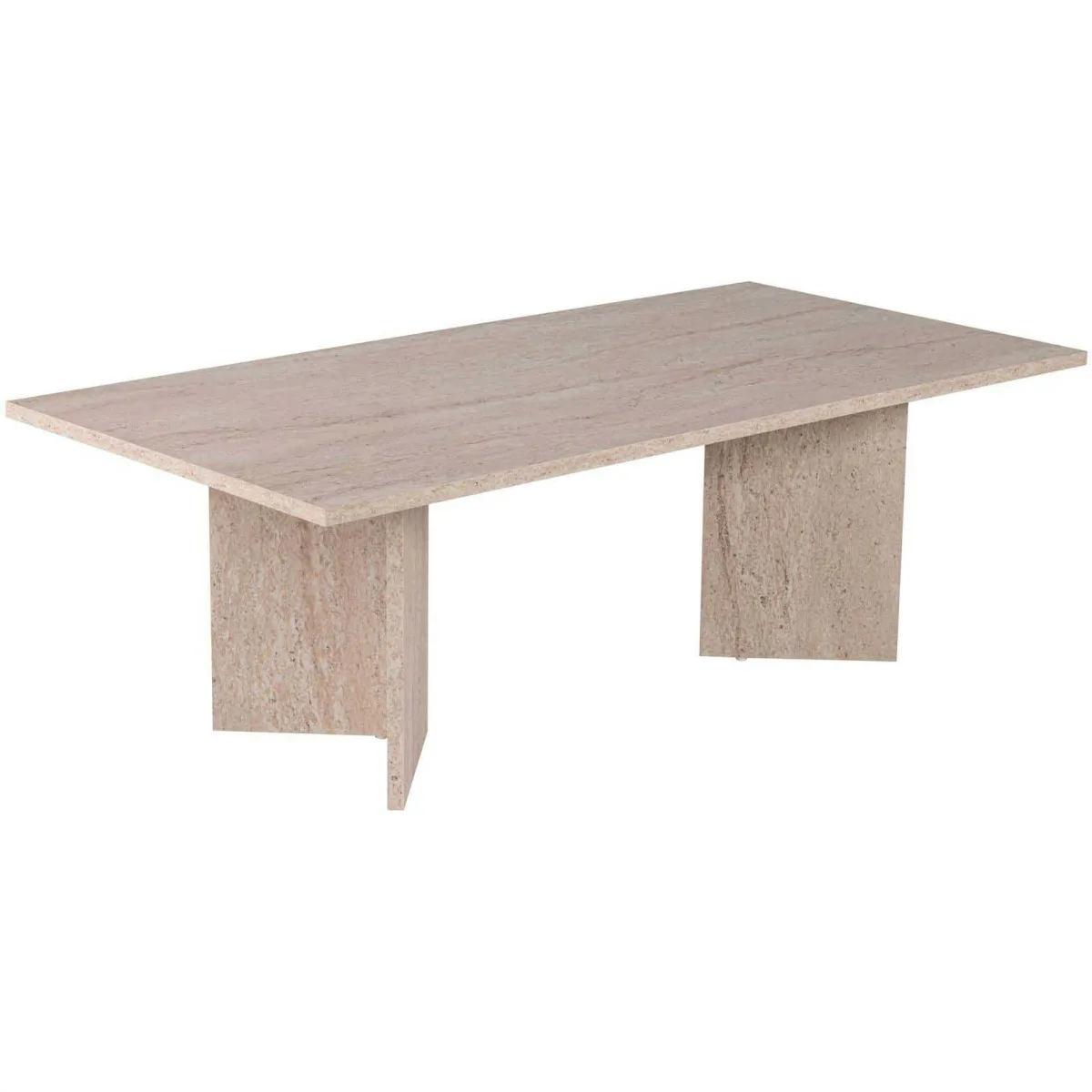 Meilleurs prix pour Table basse en aggloméré Sabin travertine.