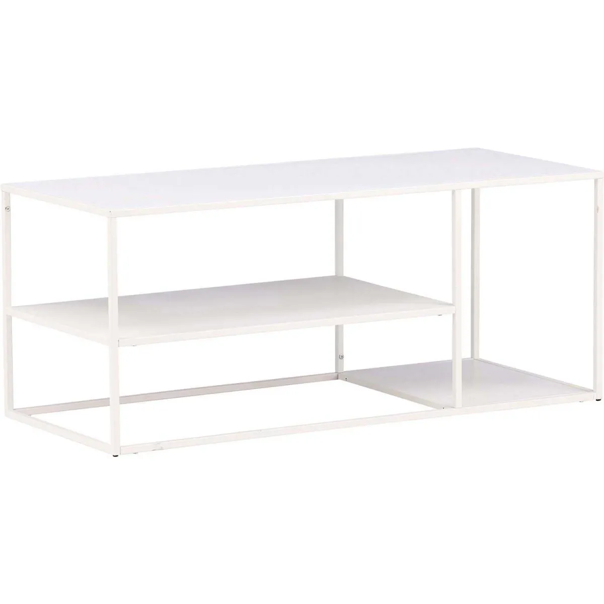 Meilleurs prix pour Table basse en acier 120 x 50 cm Staal blanc.