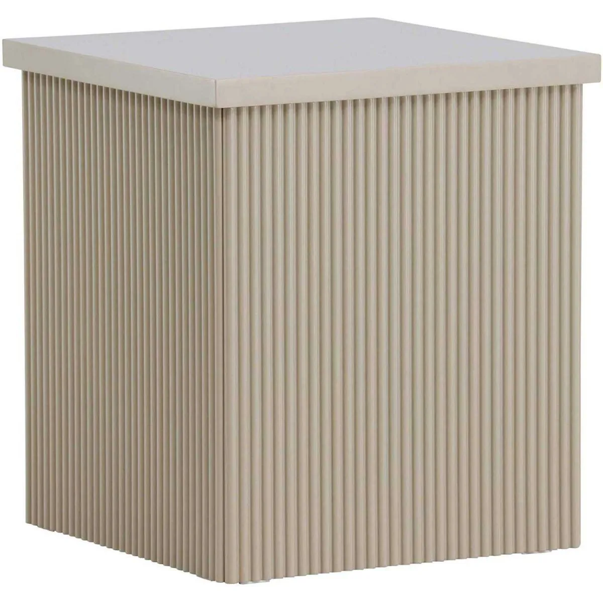 Comparer les prix de Table basse beige Lenox 40 x 40 x 45 cm.