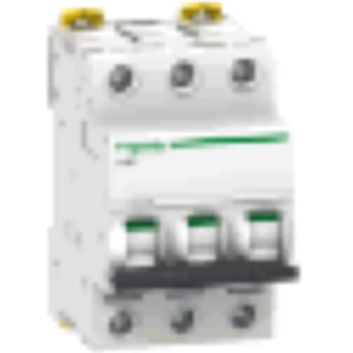 disjoncteur ic60n 3 pôles courbe b 6 ka schneider electric a9f76363 - vue 4