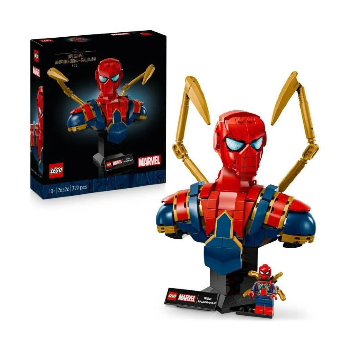 LEGO® Super Heroes 76326 Buste d’Iron Spider Man - vue 6