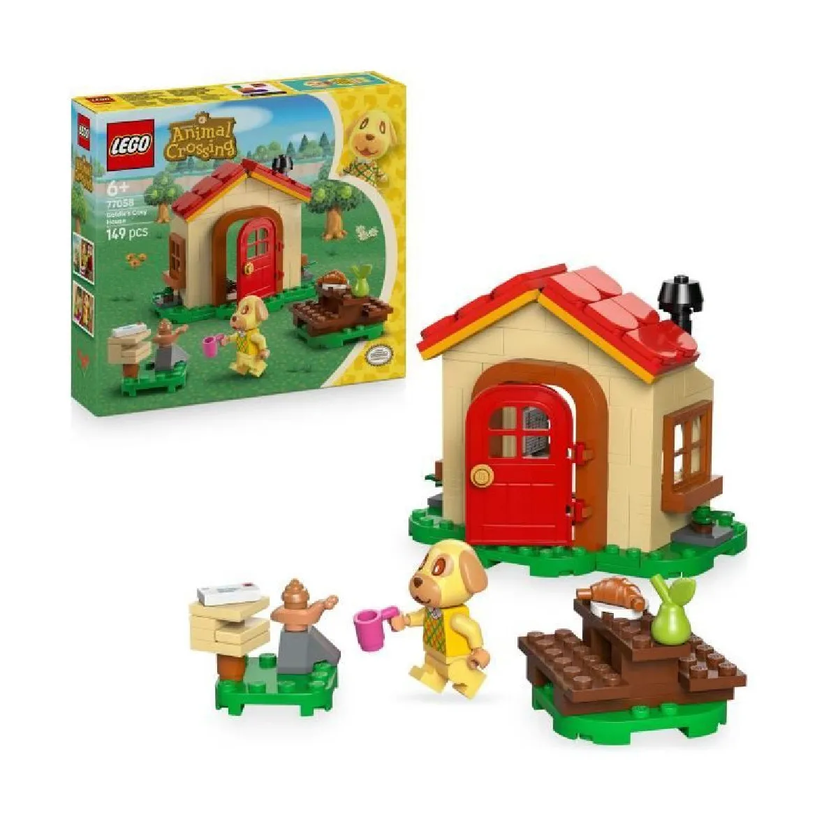 LEGO Animal Crossing 77058 La Maison Douillette de Mirza - Jouet des 6 ans
