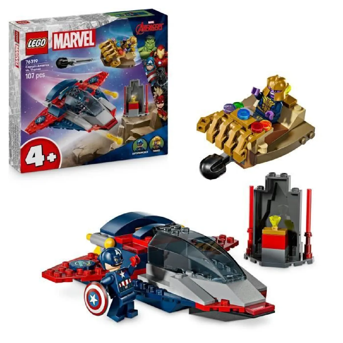 Lego Marvel 76319 Captain America vs Thanos