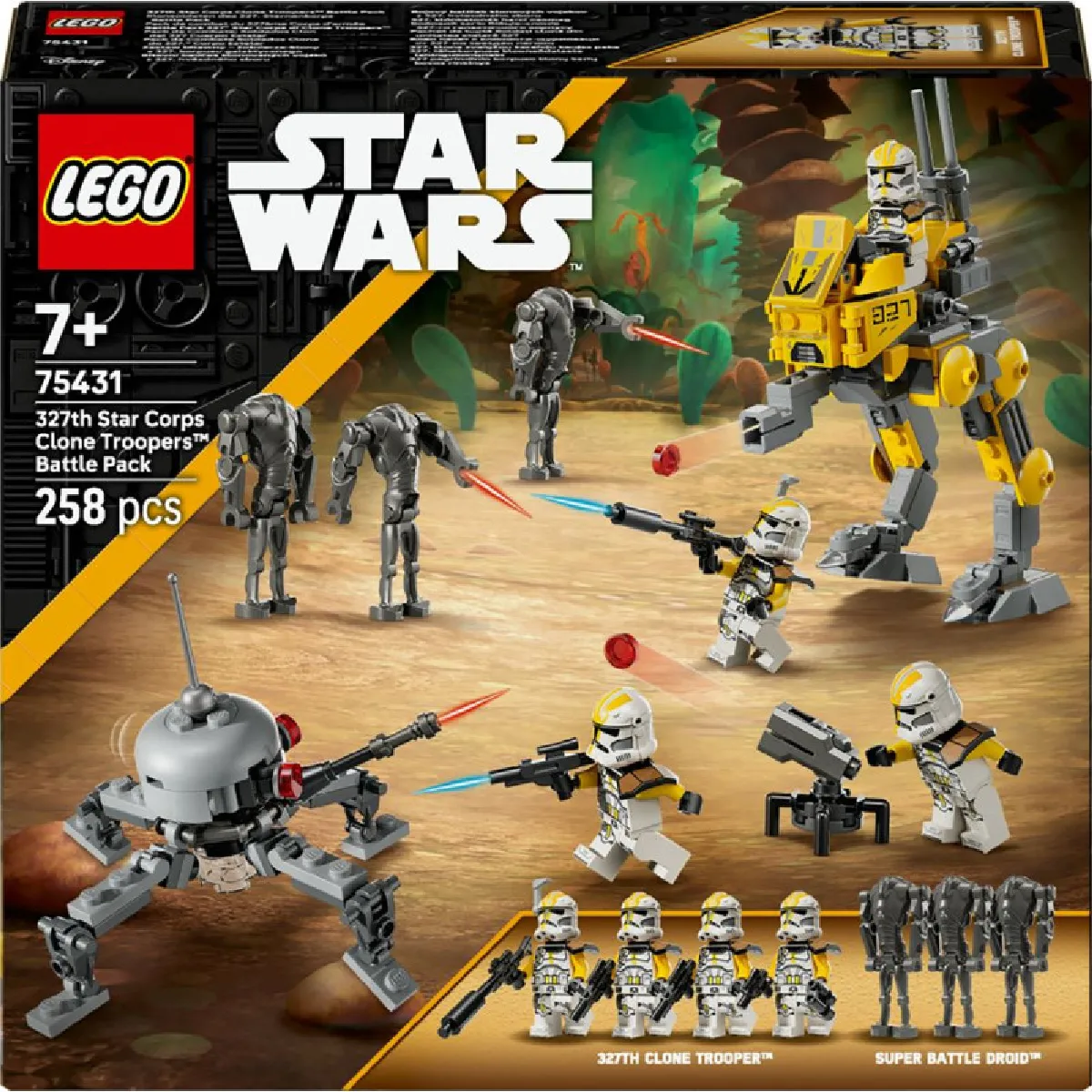 LEGO Star Wars 75431 Pack de Combat du 327ème Corps dArmée Jeu de Construction - vue 6