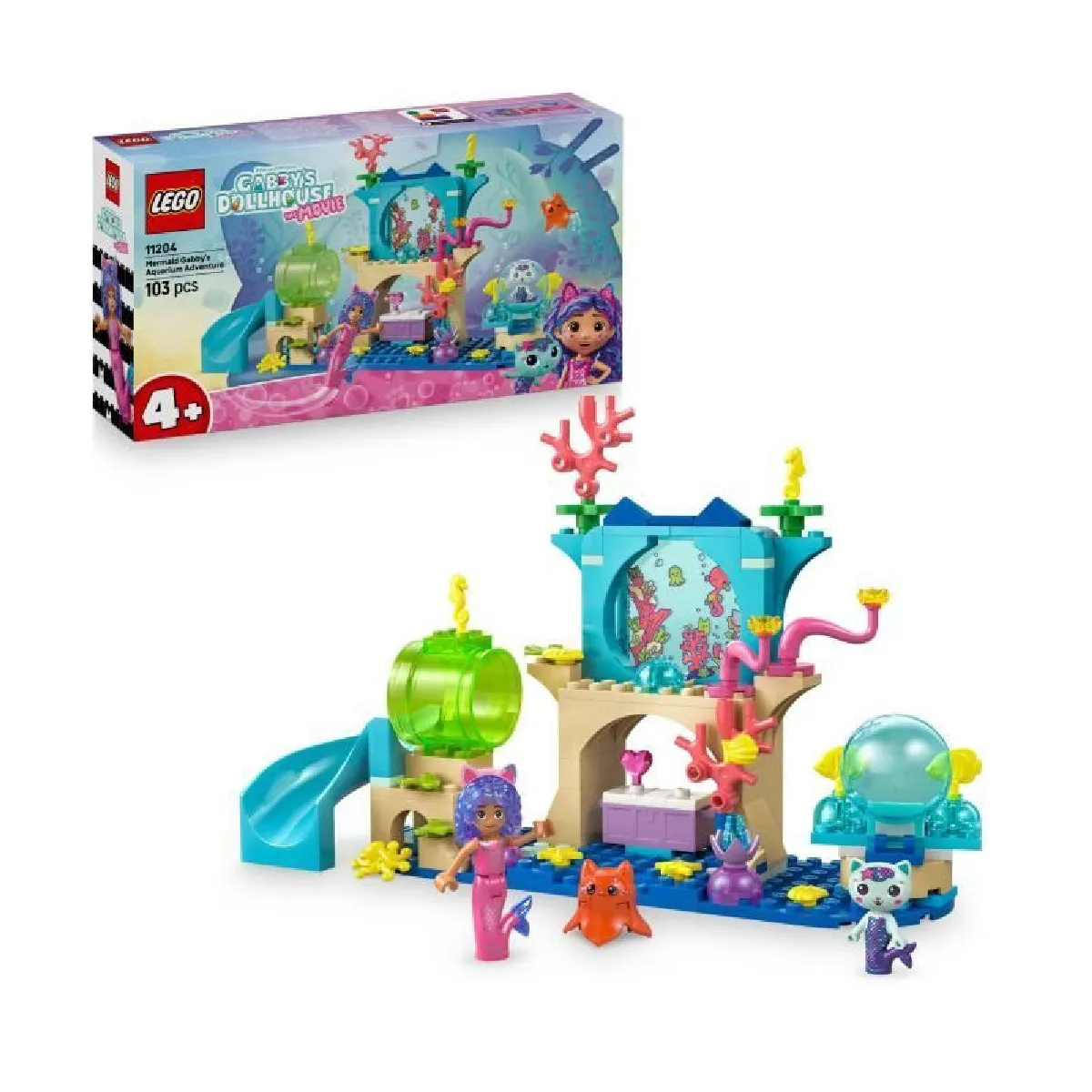 LEGO Gabby et la Maison Magique 11204 Les Aventures Aquatiques de Gabby-Sirene - Jeu 4 ans