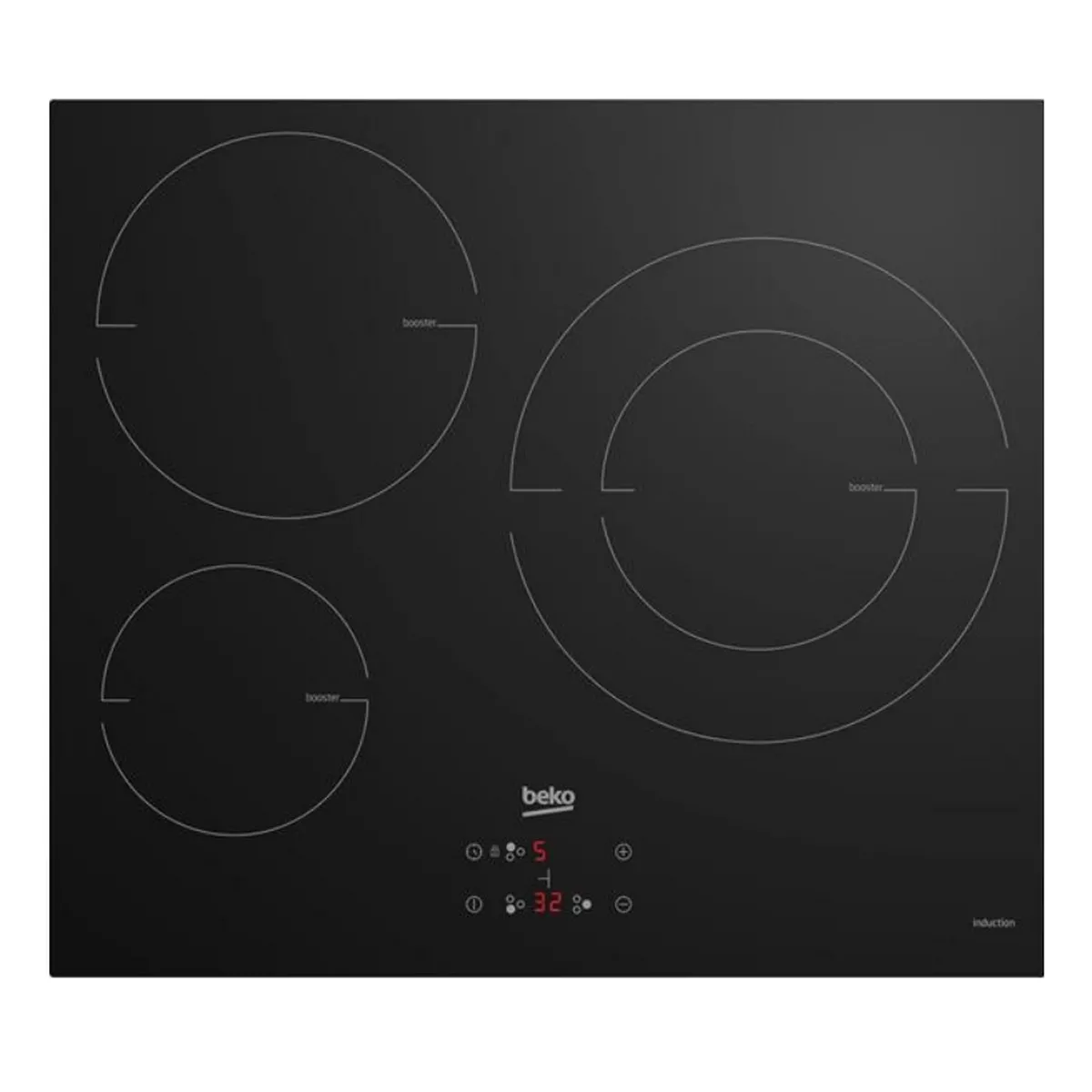 Plaque à Induction BEKO HII63402MT 3 Zones de cuisson - vue 3