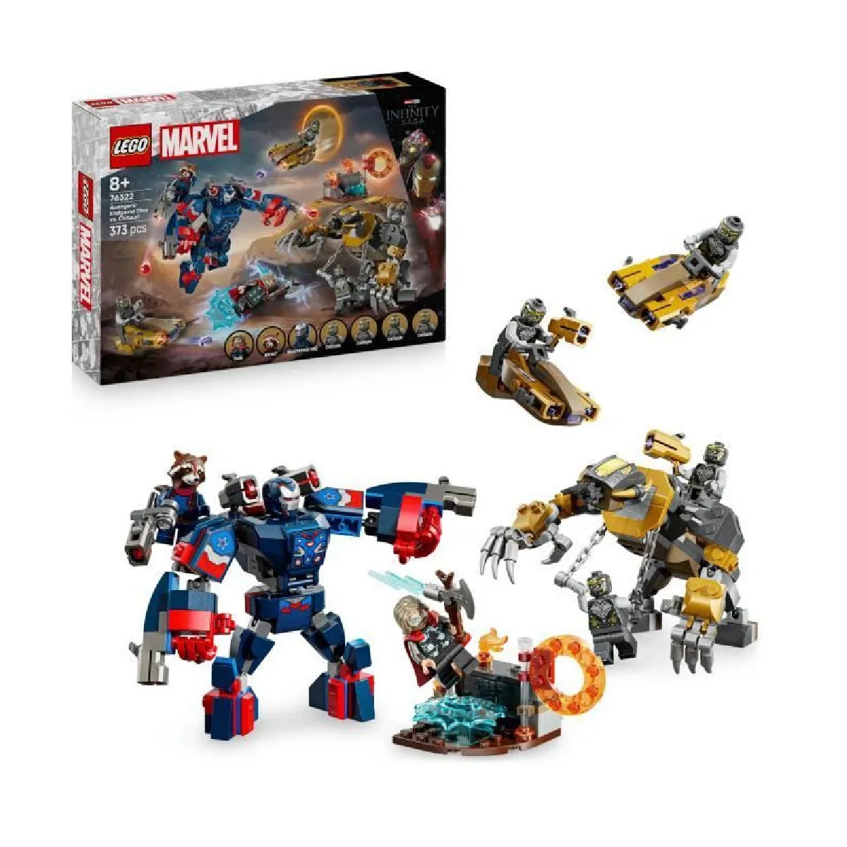 LEGO® Super Heroes 76322 Avengers : Endgame Thor contre Chitauri - vue 6