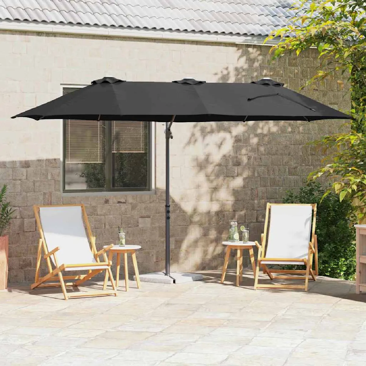 vidaXL Parasol cantilever de jardin Large - vue 6