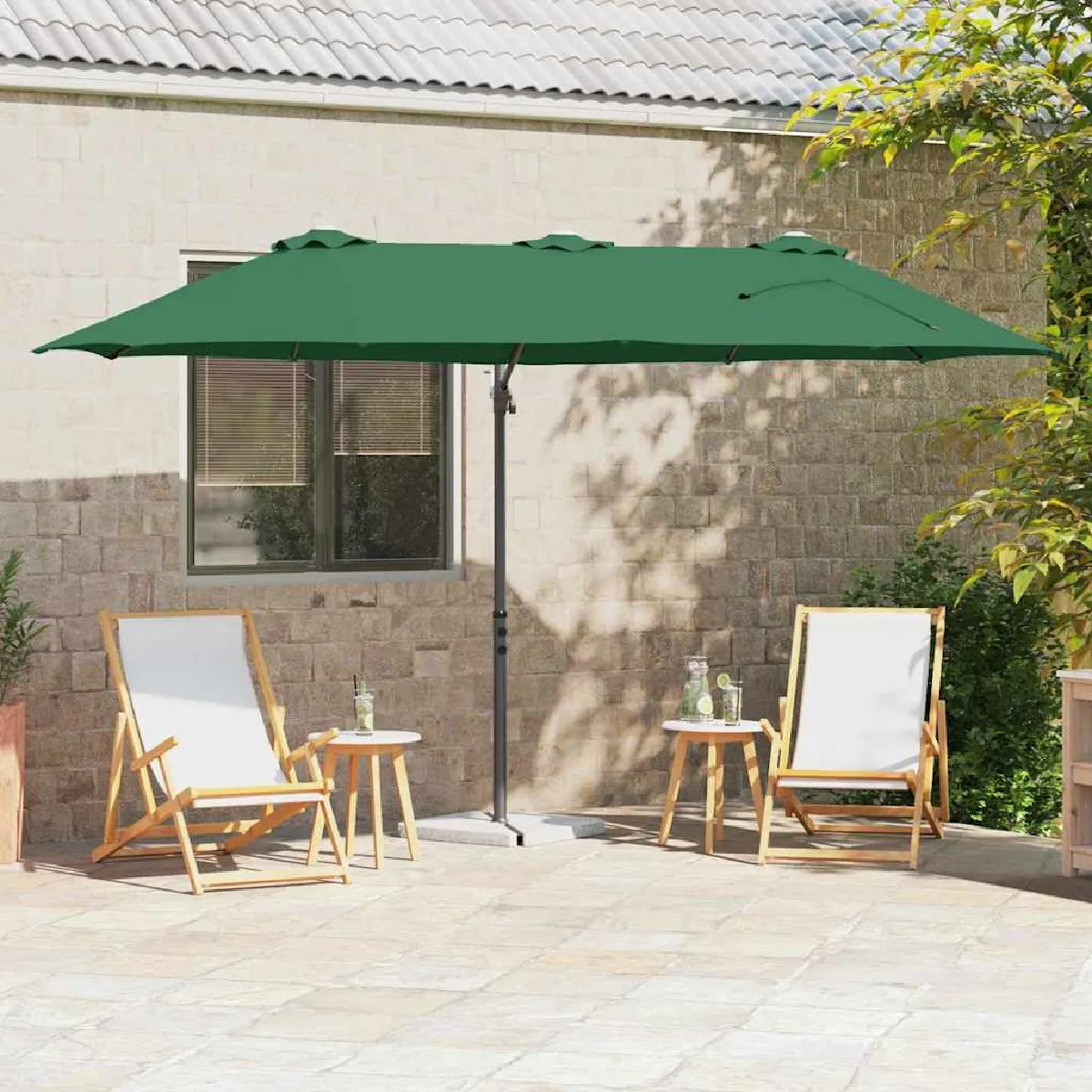 vidaXL Parasol cantilever de jardin Large - vue 3
