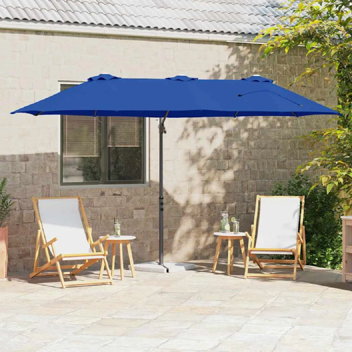 vidaXL Parasol cantilever de jardin Large - vue 2