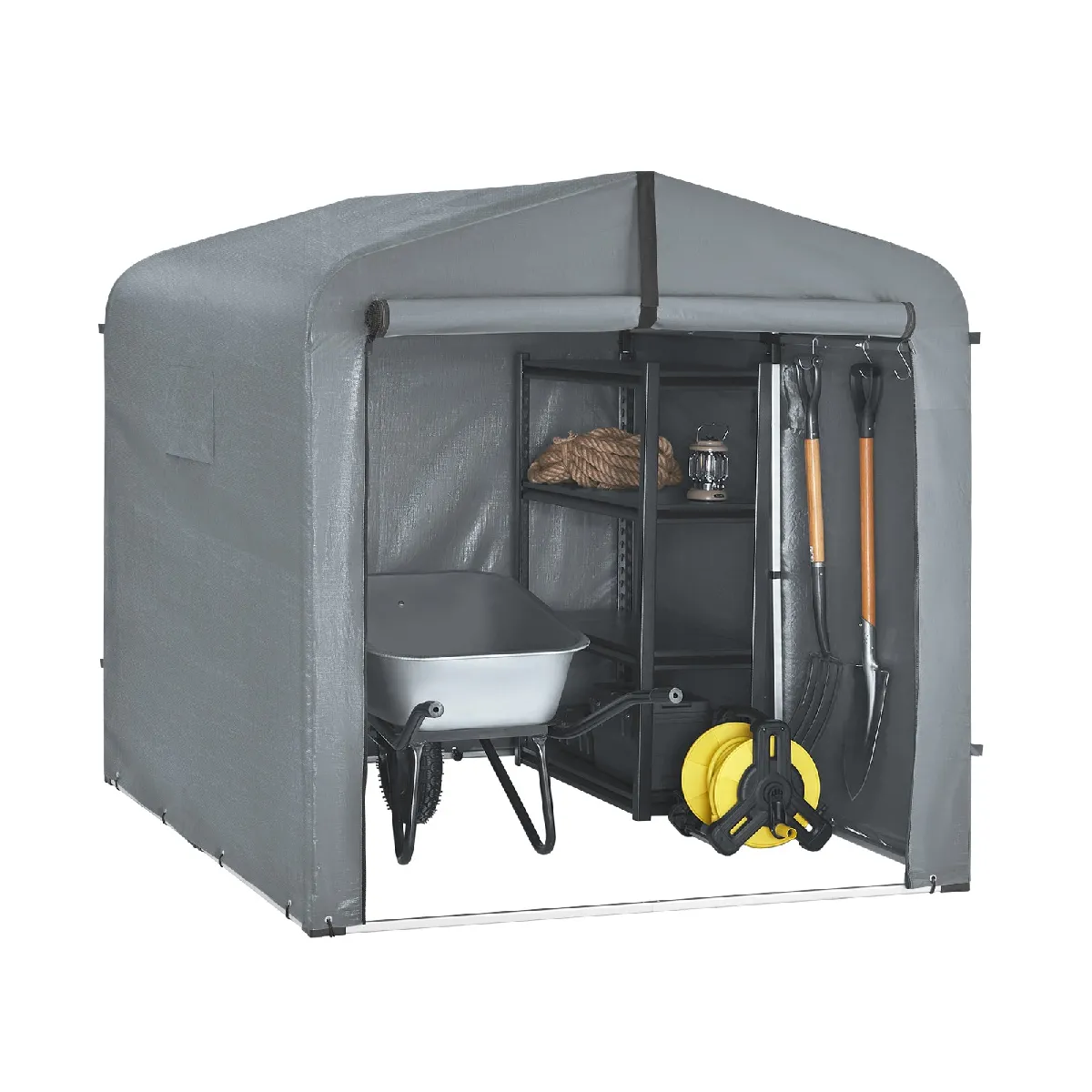 SoBuy Abri de Jardin Imperméable avec Crochets Garage en