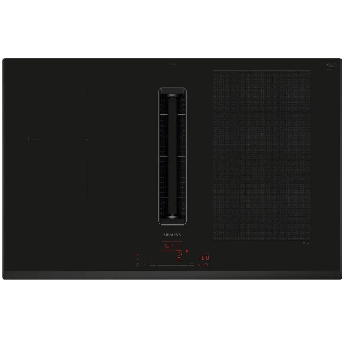 Table De Cuisson Aspirante Induction Siemens EX851HJ26E – 4 Feux 7400W - vue 6