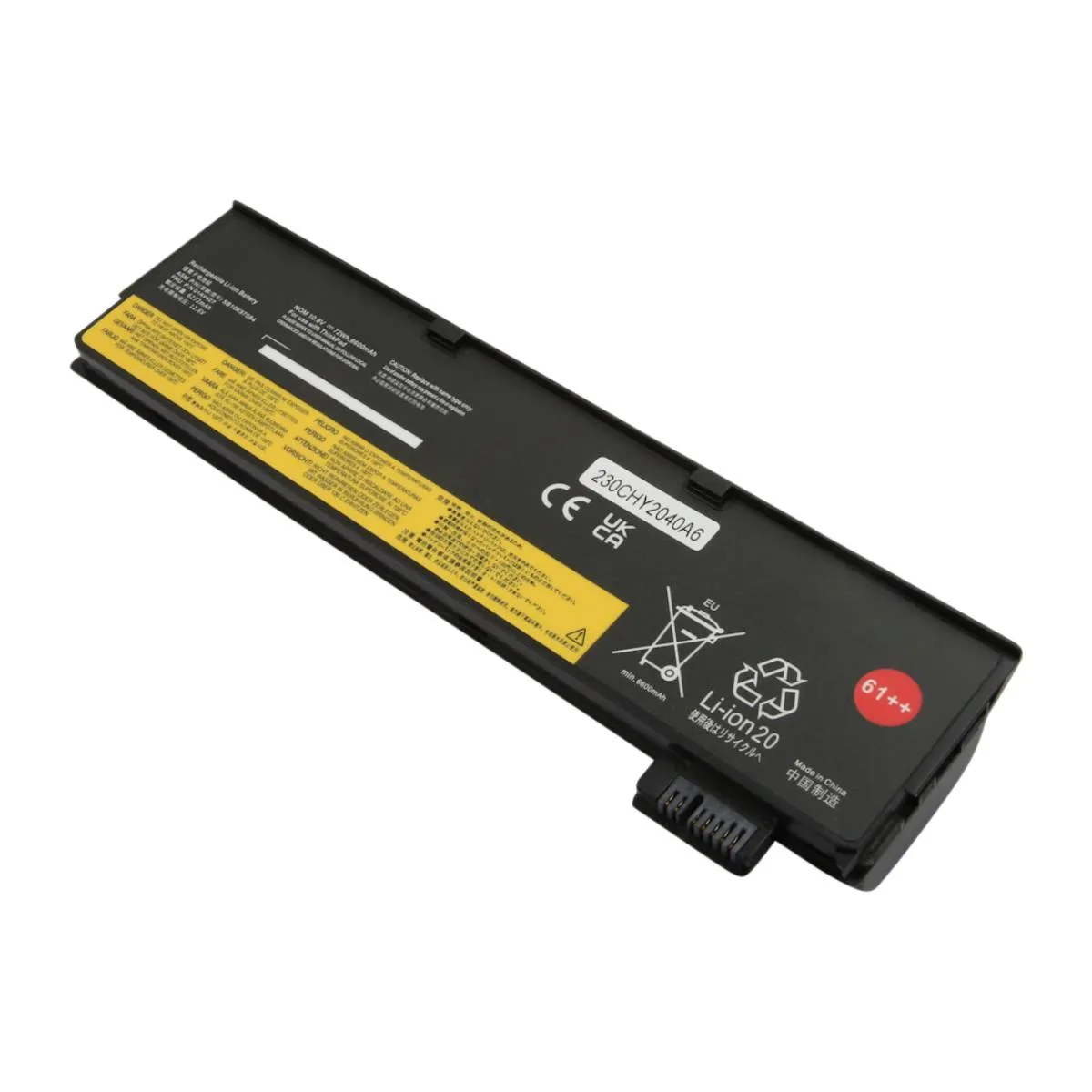 Avizar Batterie pour PC Lenovo ThinkPad T470 / T480 10 8V 6600mAh Li ion