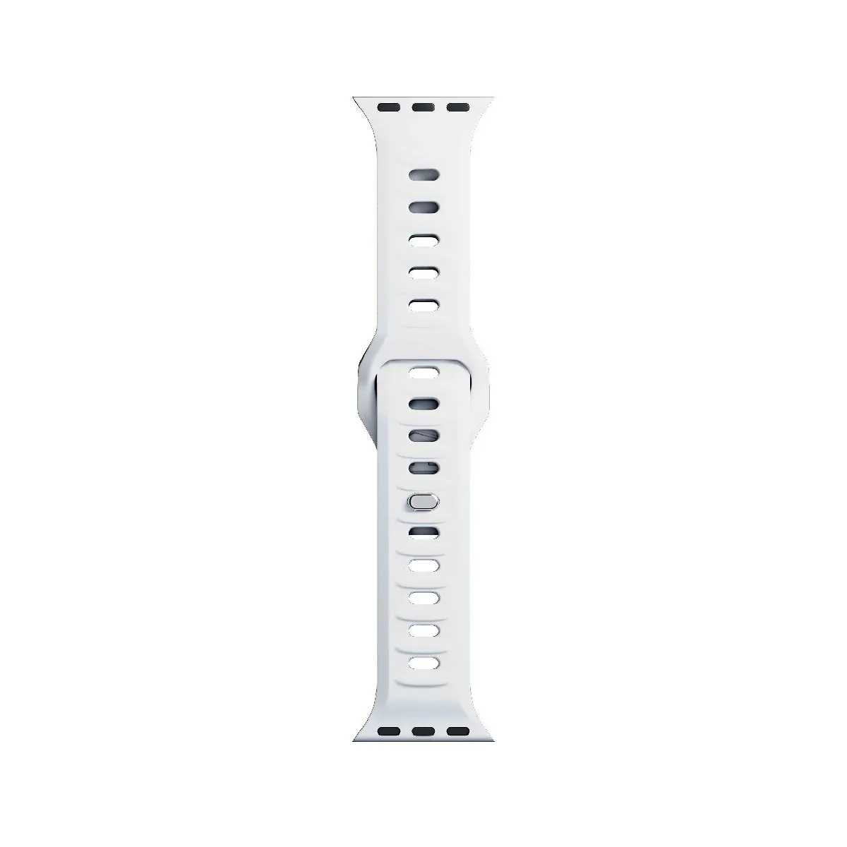 Bracelet en silicone blanc pour Apple Watch 3MK 38/40/41mm