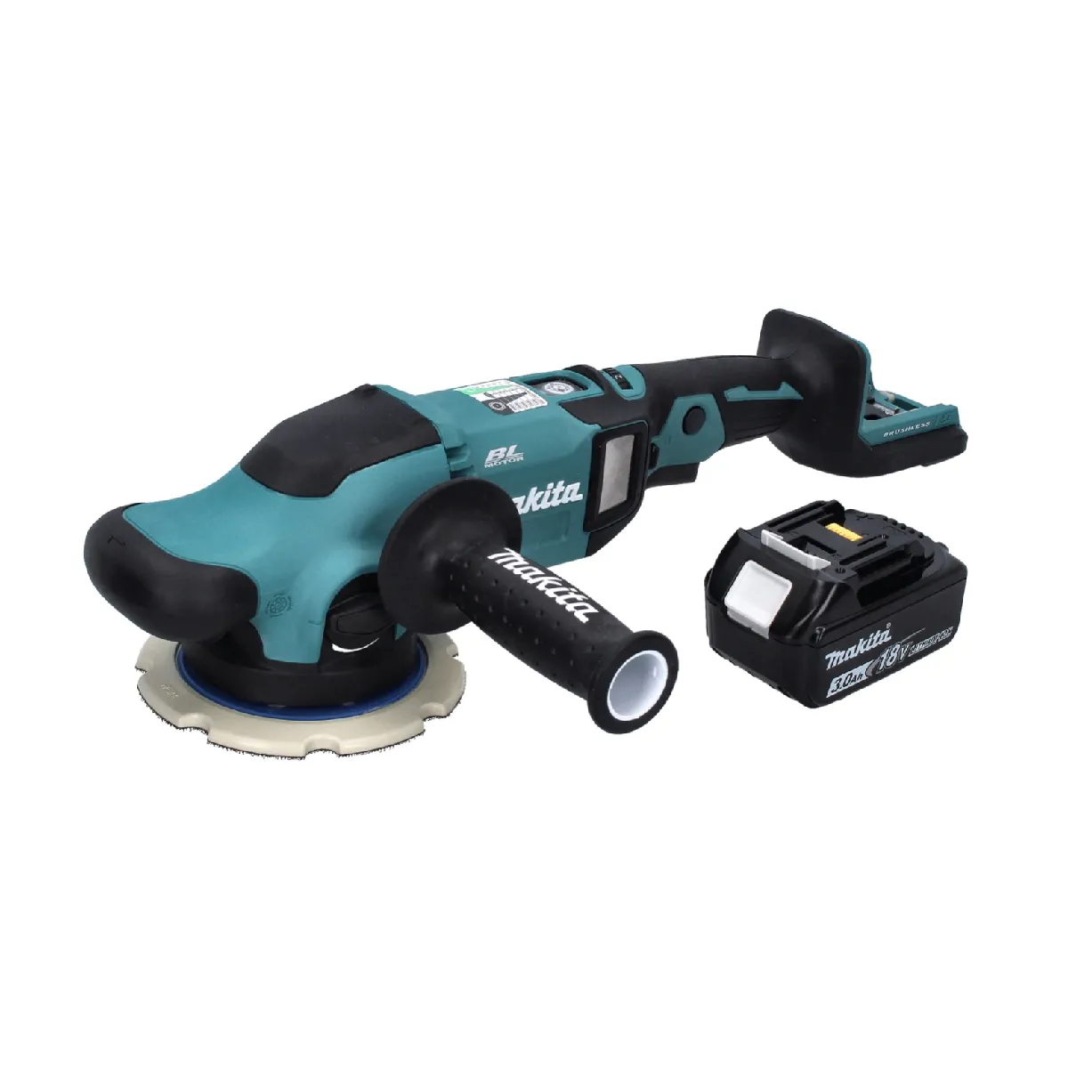 Makita DPO 600 F1 Polisseuse excentrique sans fil 18 V 150 mm XPT Brushless + 1 batterie 3 0 Ah sans chargeur - vue 2