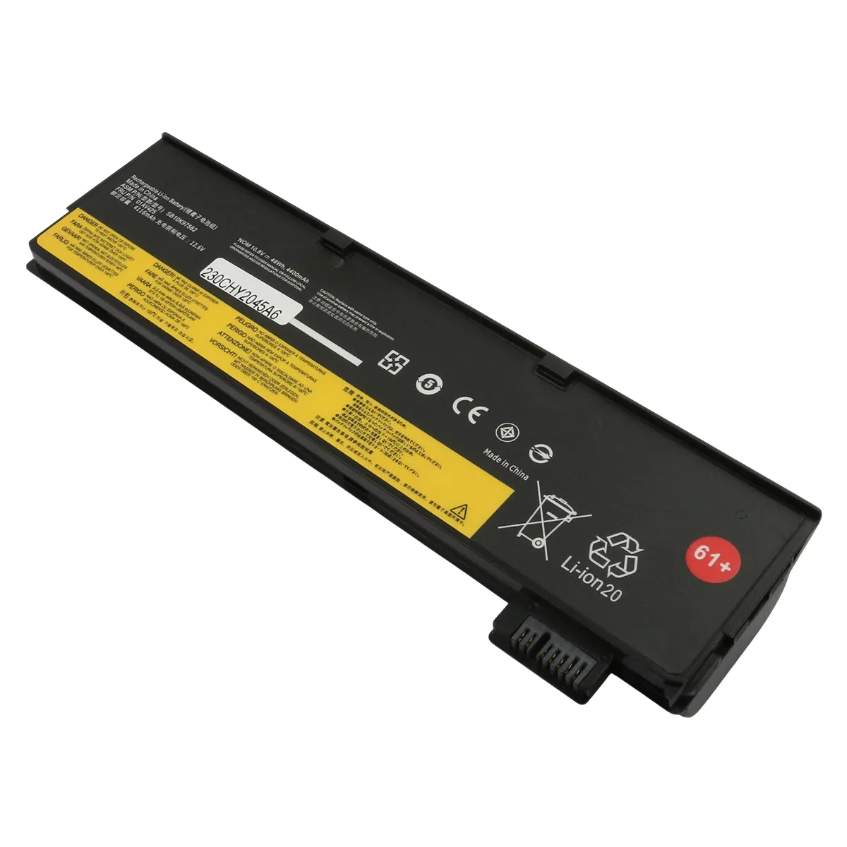 Avizar Batterie de Remplacement PC Portable Lenovo ThinkPad T470 T480 10.8V 4400mAh