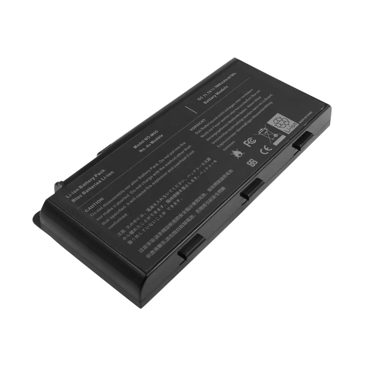 Avizar Batterie de Remplacement pour PC Portable MSI GT660 Li ion 11.1V 7800mAh 87Wh