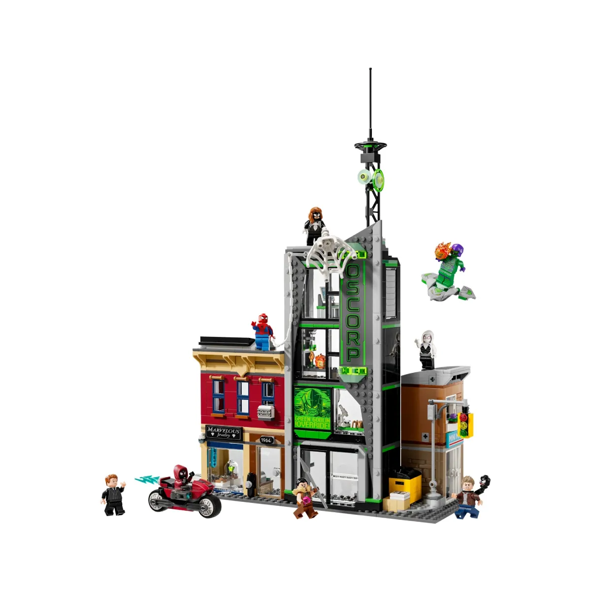 LEGO® Super Heroes 76324 Spider Man contre Oscorp - vue 4