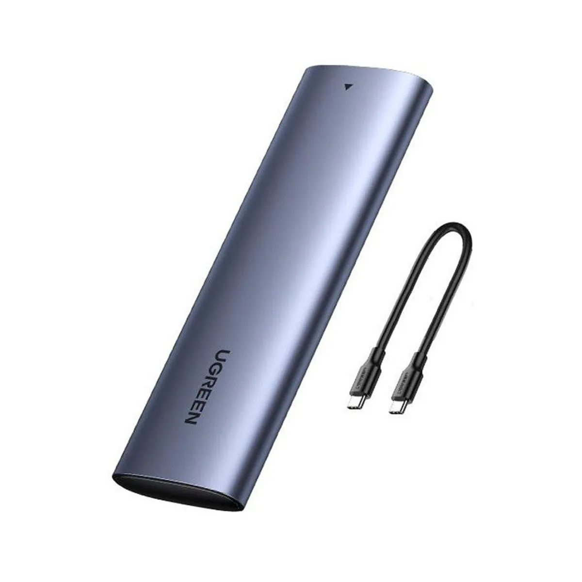 Boîtier externe M.2 Ugreen 10902 PCI Express USB C 10 Gbit/s Gris aluminium portable - Image 5
