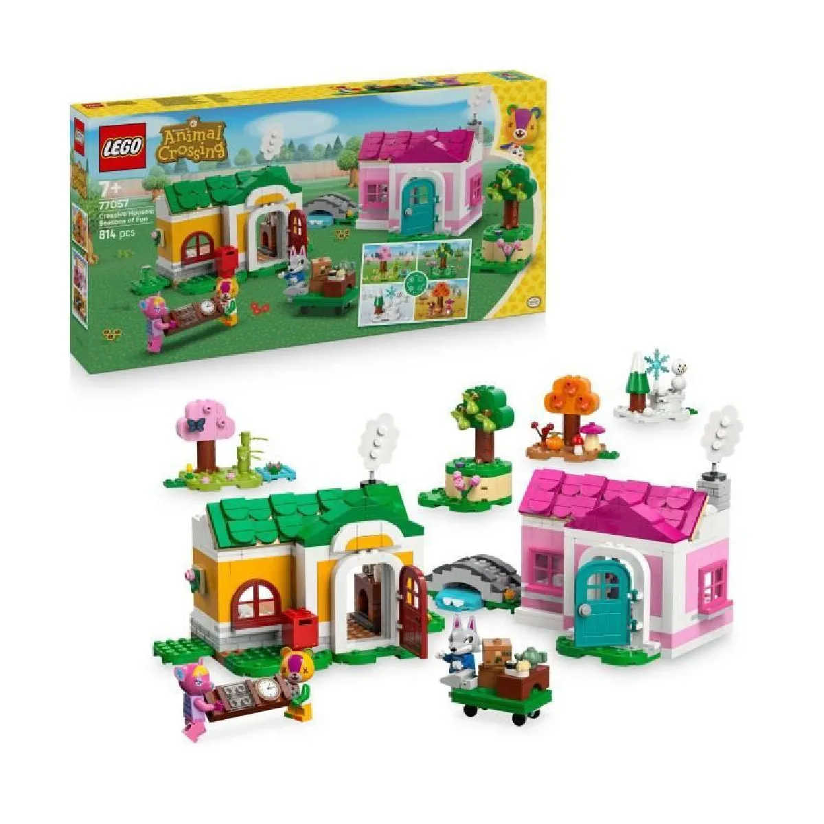 LEGO® Animal Crossing™ 77057 Les maisons créatives : au gré des saisons - vue 4