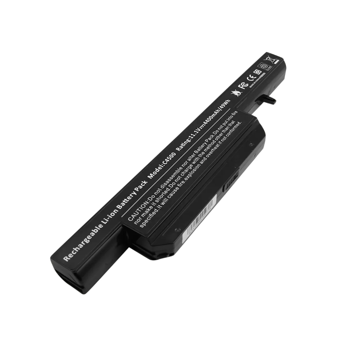 Avizar Batterie de Remplacement pour PC Clevo C4500 Li ion 11.1V 4400mAh 49Wh