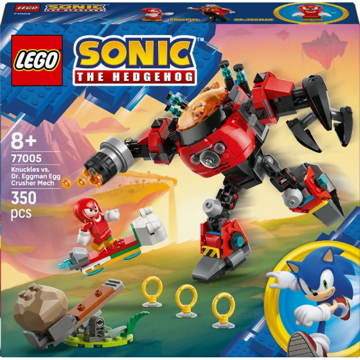 LEGO® Sonic the Hedgehog™ 77005 Knuckles contre ’Egg Crusher de Dr. Eggman - vue 2