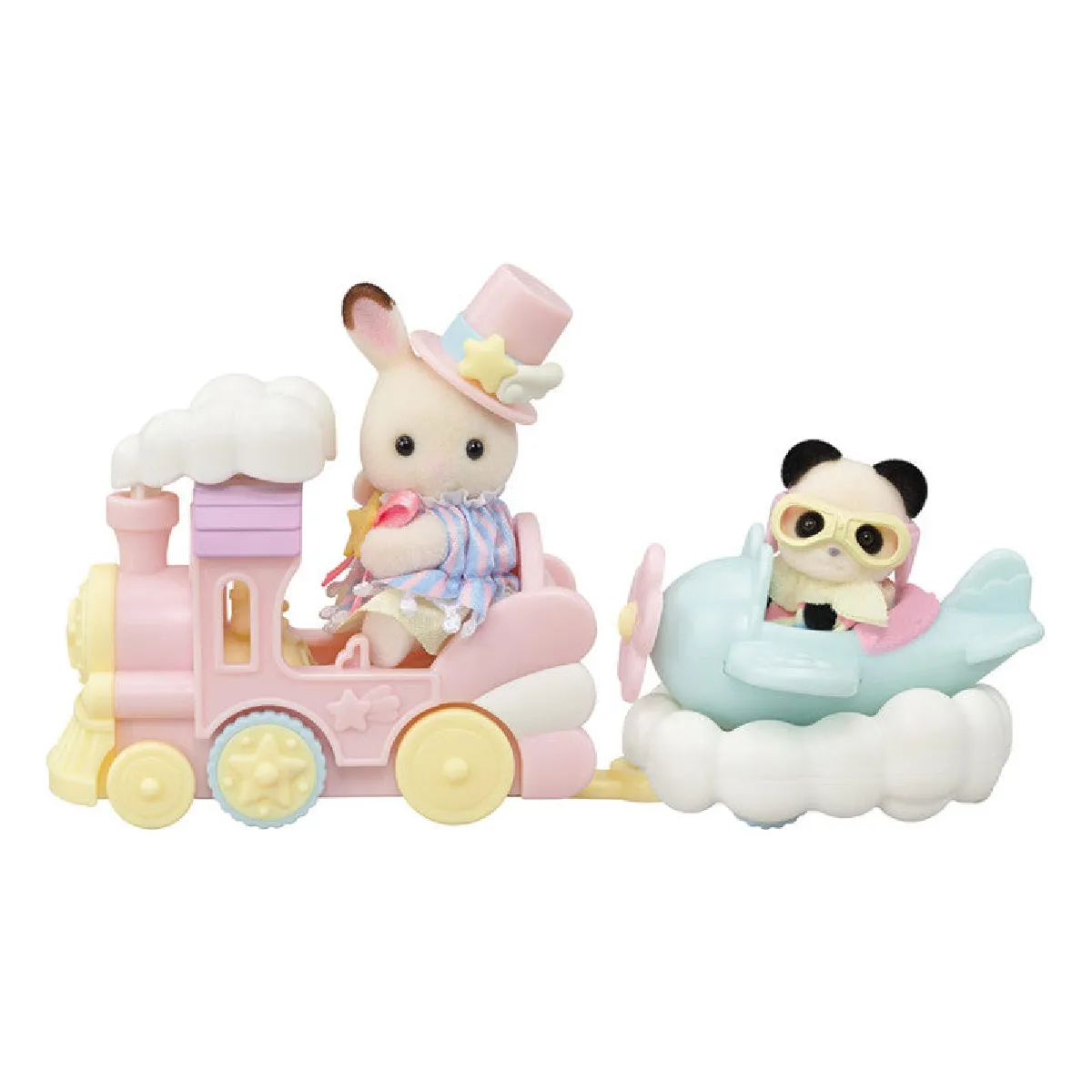 Sylvanian Families Figurines Le Petit Train Des Nuages - Image 3