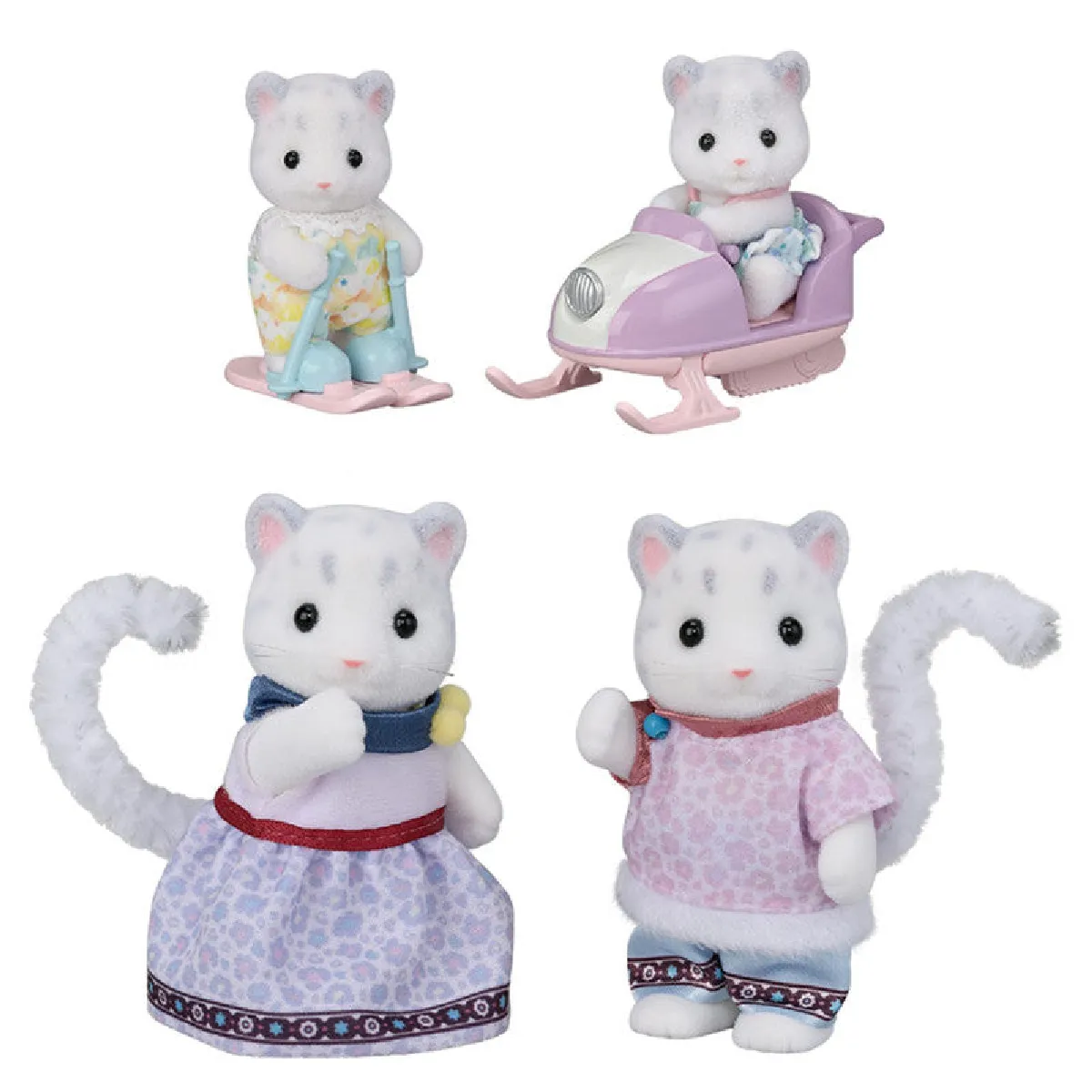 Sylvanian Families Figurines La famille Panthère des neiges