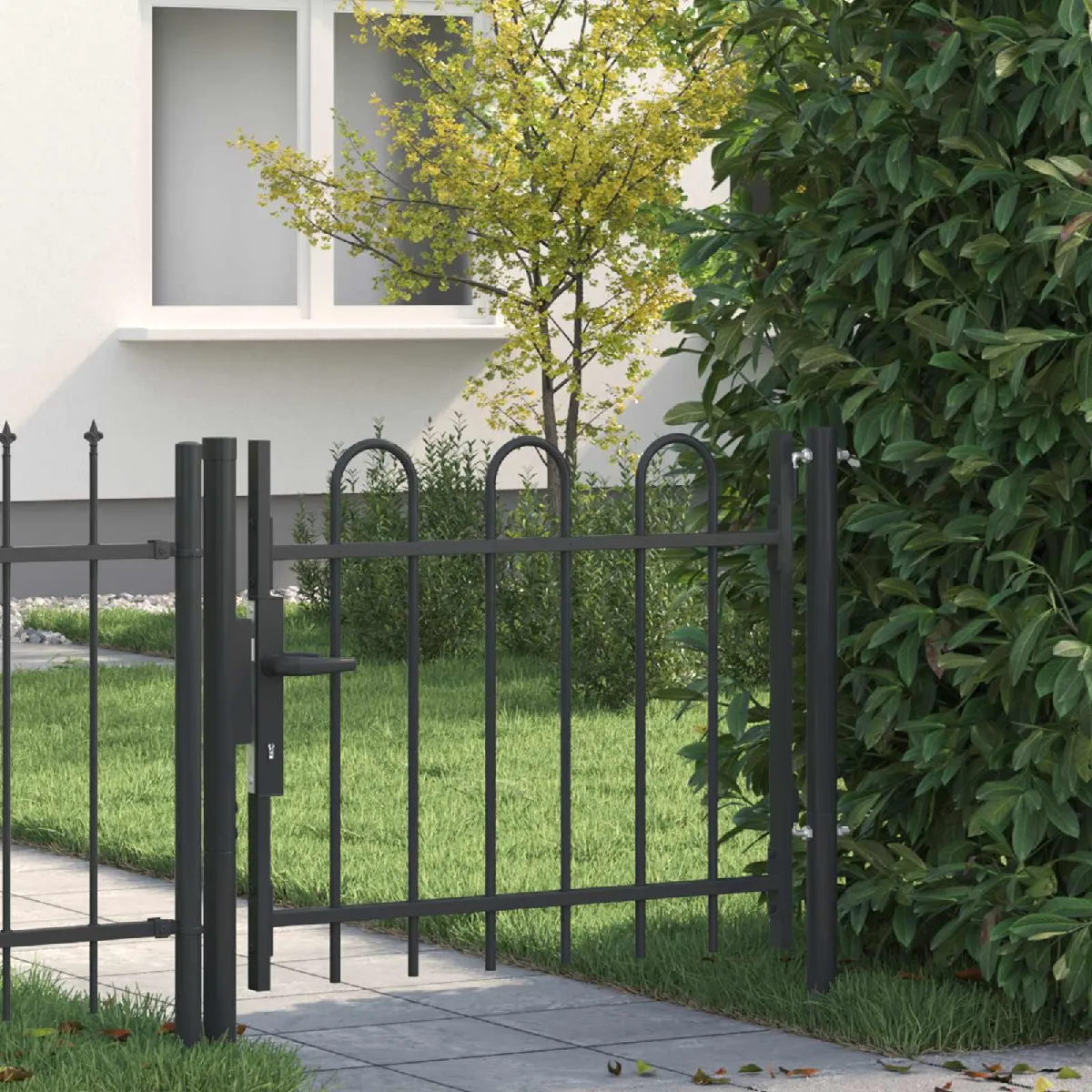 Vidaxl Porte de Clôture BOXTEL 103 x 124,5 cm Acier enduit de