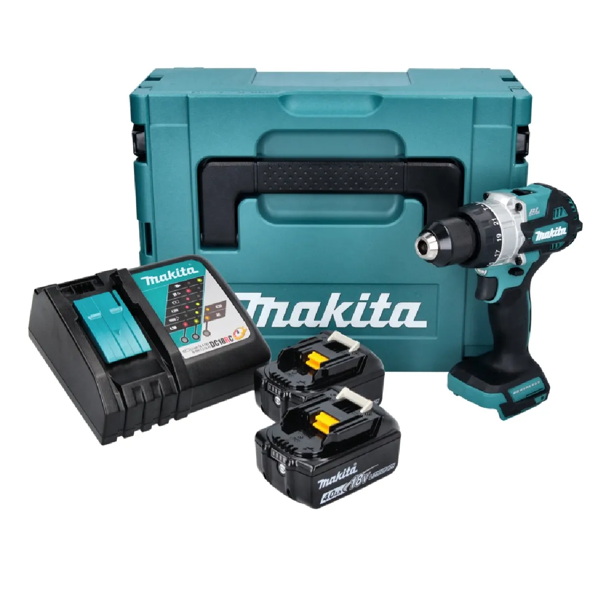 Perceuse visseuse à percussion sans fil Makita DHP 486 18V 130 Nm Brushless - vue 3