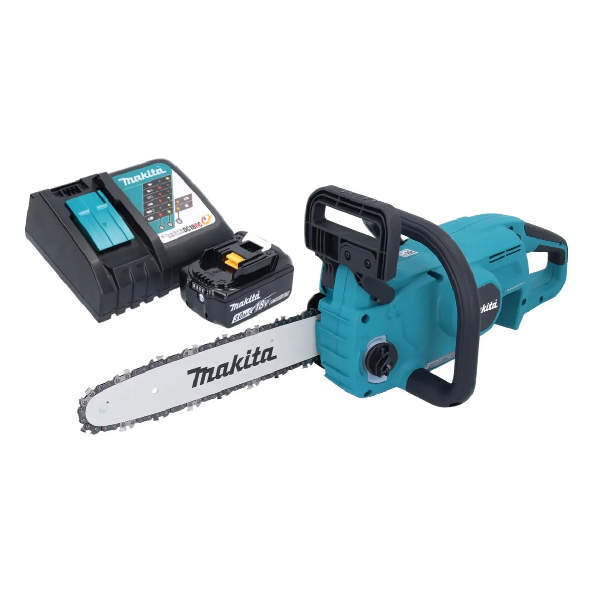 Makita DUC 307 RTX2 tronçonneuse sans fil 18 V 30 cm 77 / sans balais + 2x batterie 50 Ah + chargeur - vue 1