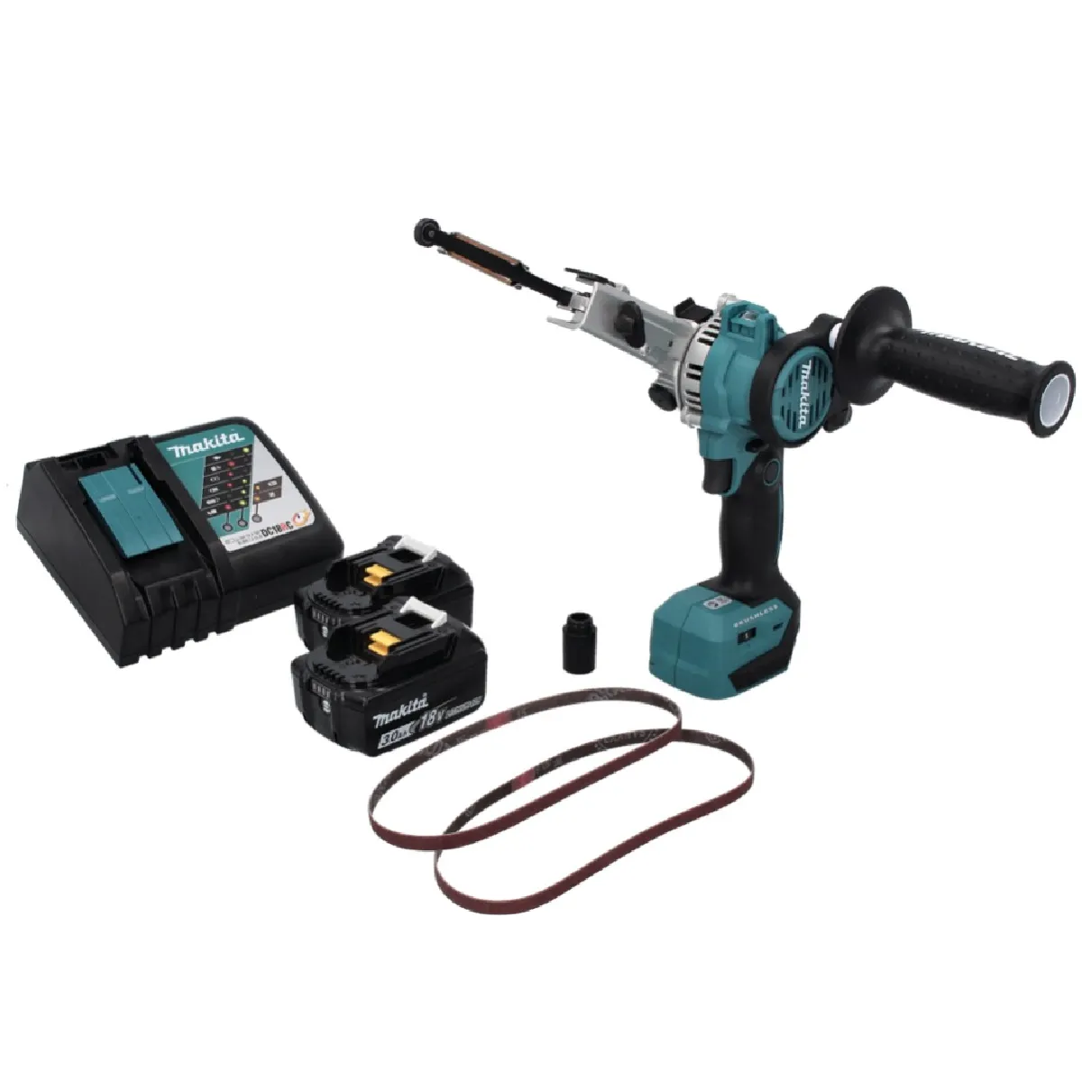 à bande sans fil Makita DBS 180 Brushless 18V 9x533mm - vue 10