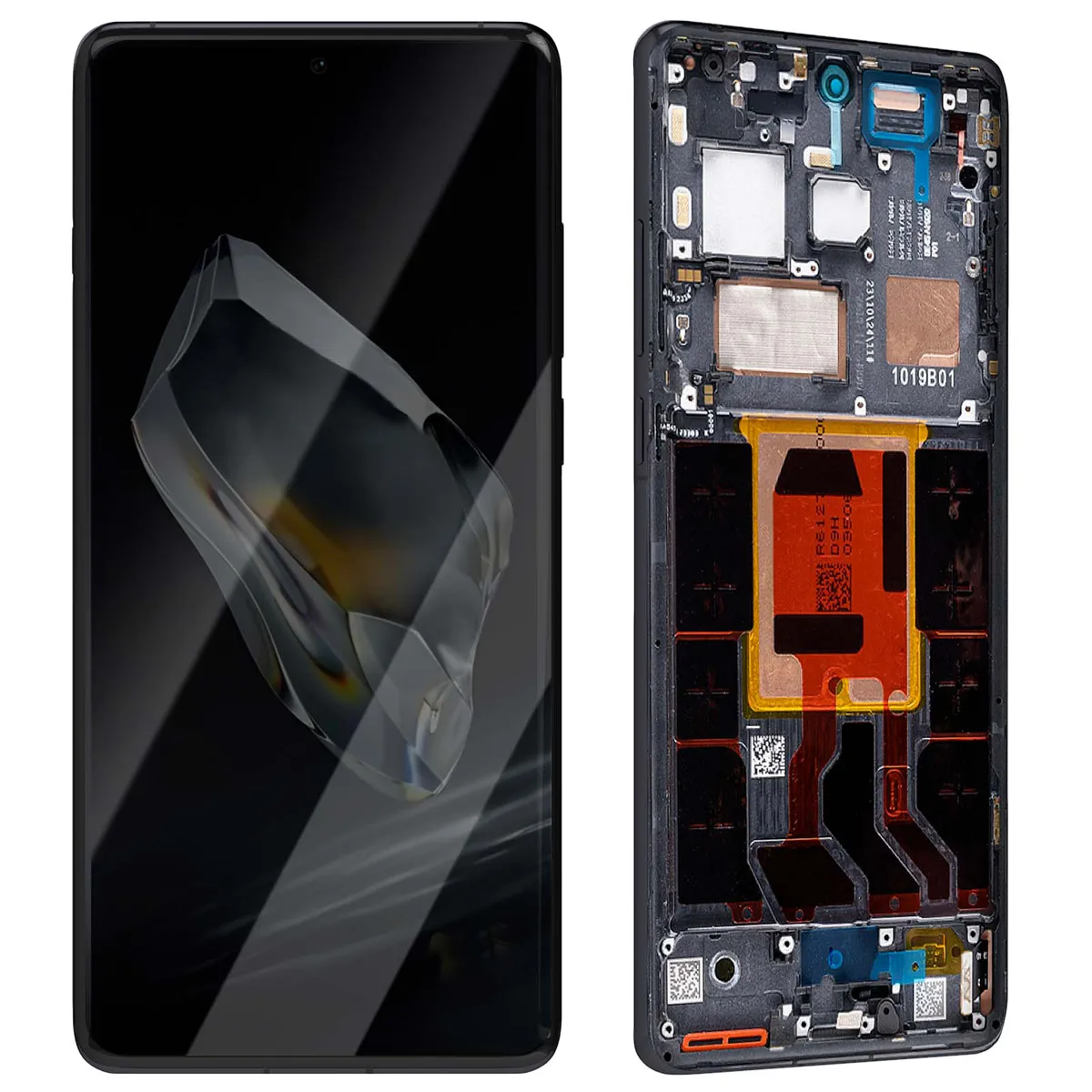 Avizar Noir Clappio Écran Complet Oneplus 12 Lcd