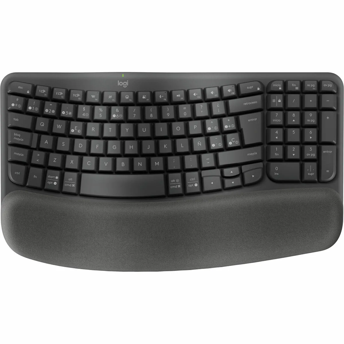 Logitech 920 012331 clavier Bureau RF sans fil + Bluetooth QWERTY Espagnole Neuf - vue 4