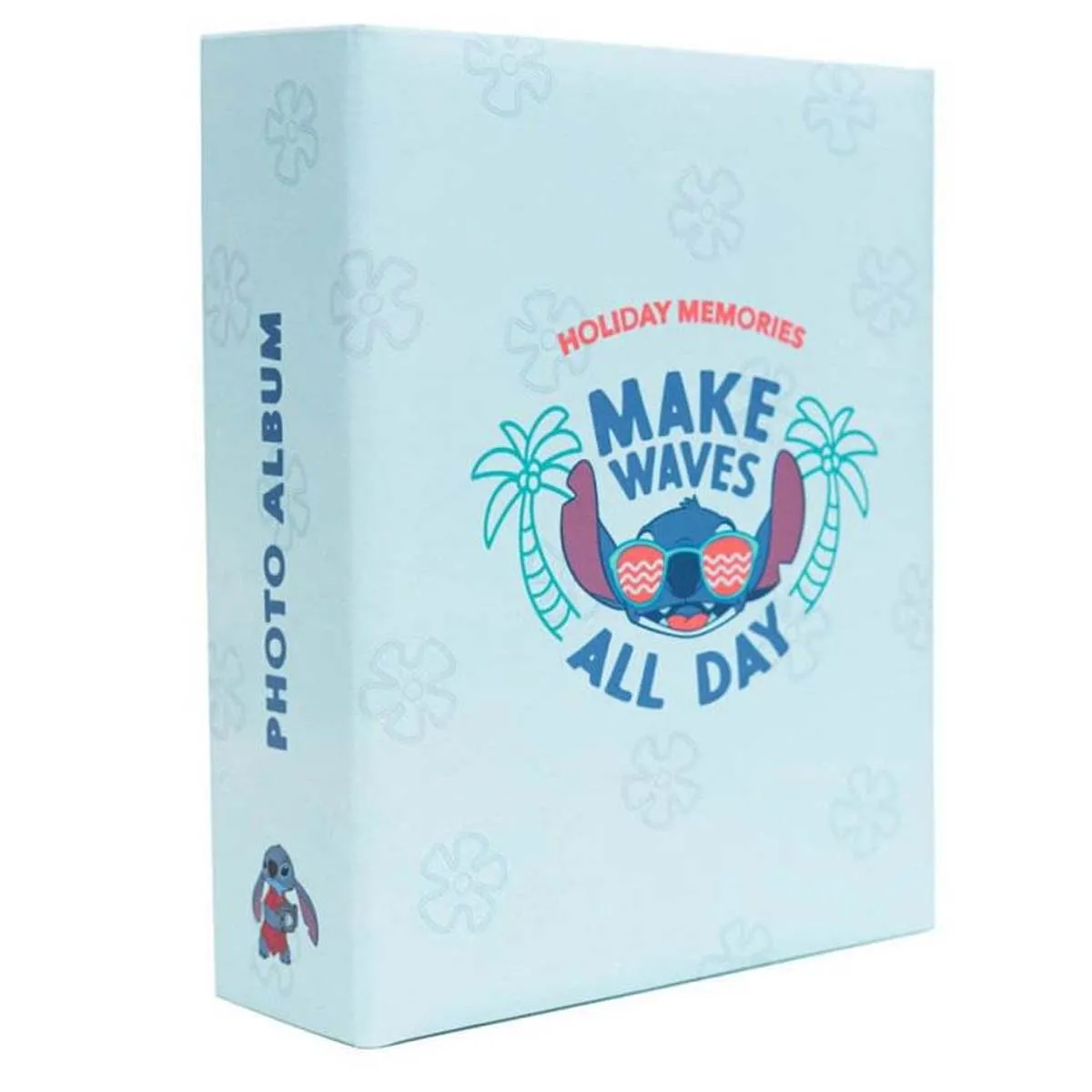 Disney Album Photo Stitch 100 Pochettes Rigide 10x15cm Bleu clair