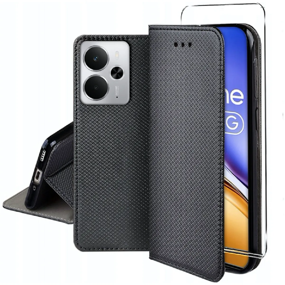 Étui Portefeuille Ekono Noir Pour HTC 8S Windows Phone - Cuir écologique, Aimant