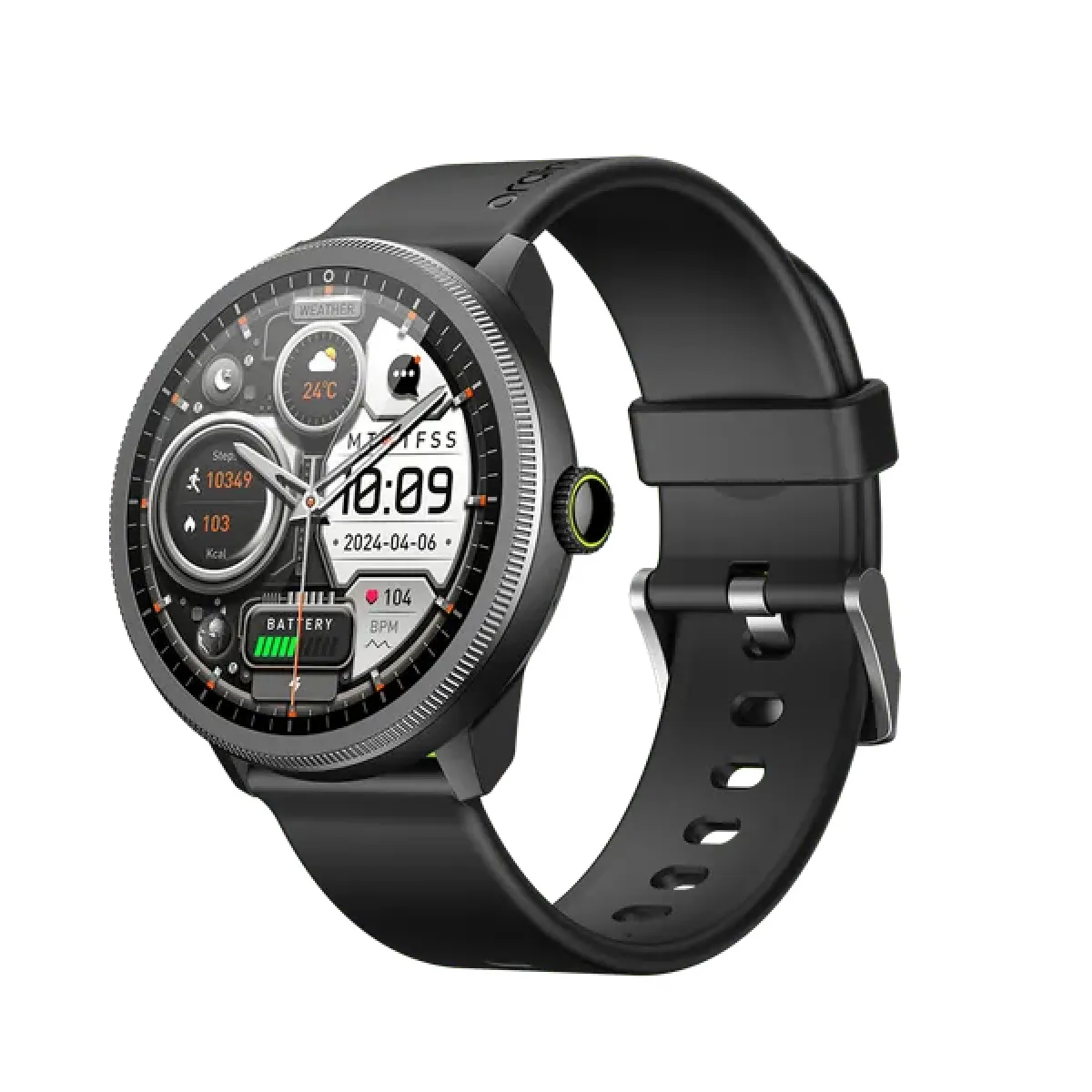 oraimo Watch 5R – Montre connectée AMOLED 1 43 suivi santé 100+ modes sport autonomie longue IP68 Neuf - vue 4