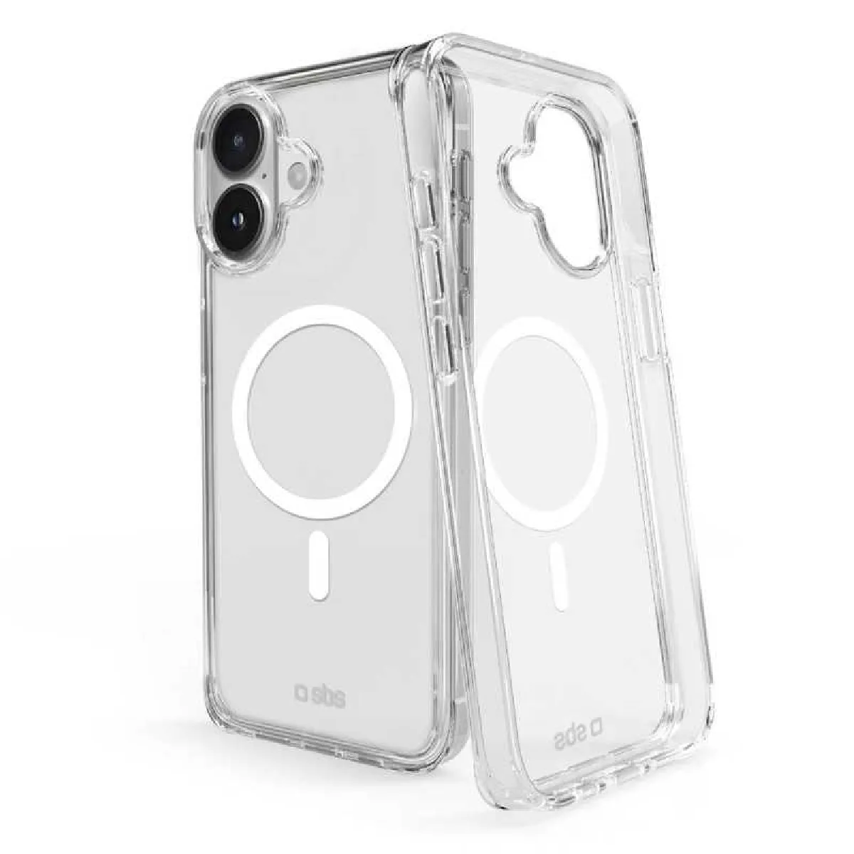 Sbs Coque Plastique Compatible Magsafe Apple Iphone 16 - Transparent