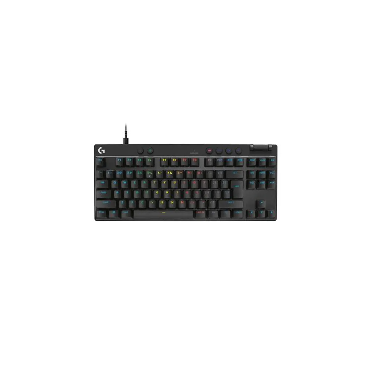 G PRO X TKL RAPID gaming filaire sans pave numerique avec touches analogiques magnetiques RVB lineaire QWERTY - vue 3
