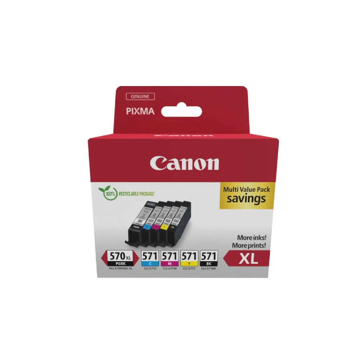 Pack Cartouche Canon Pixma PGI570XLCLI571 FNAC SEC - vue 4