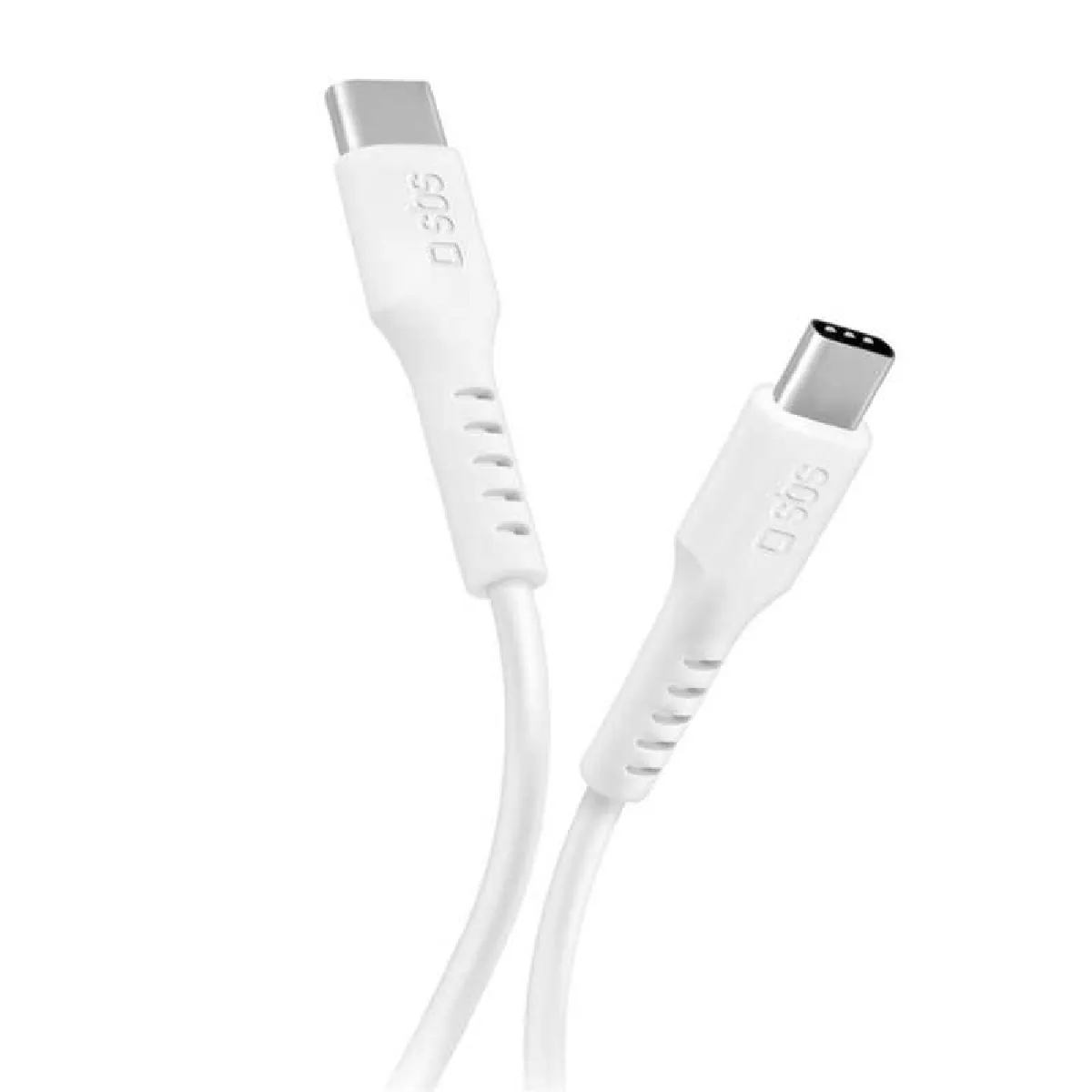 Sbs Blanc Câble Usb-C Vers Usb-C - 1 M